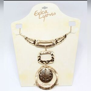 Erica Lyons Gold Statement Necklace